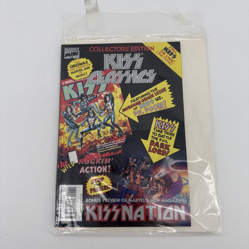 Kiss Classics # 1 Collectors' Edition Marvel Comic Book Magazine 7 J457